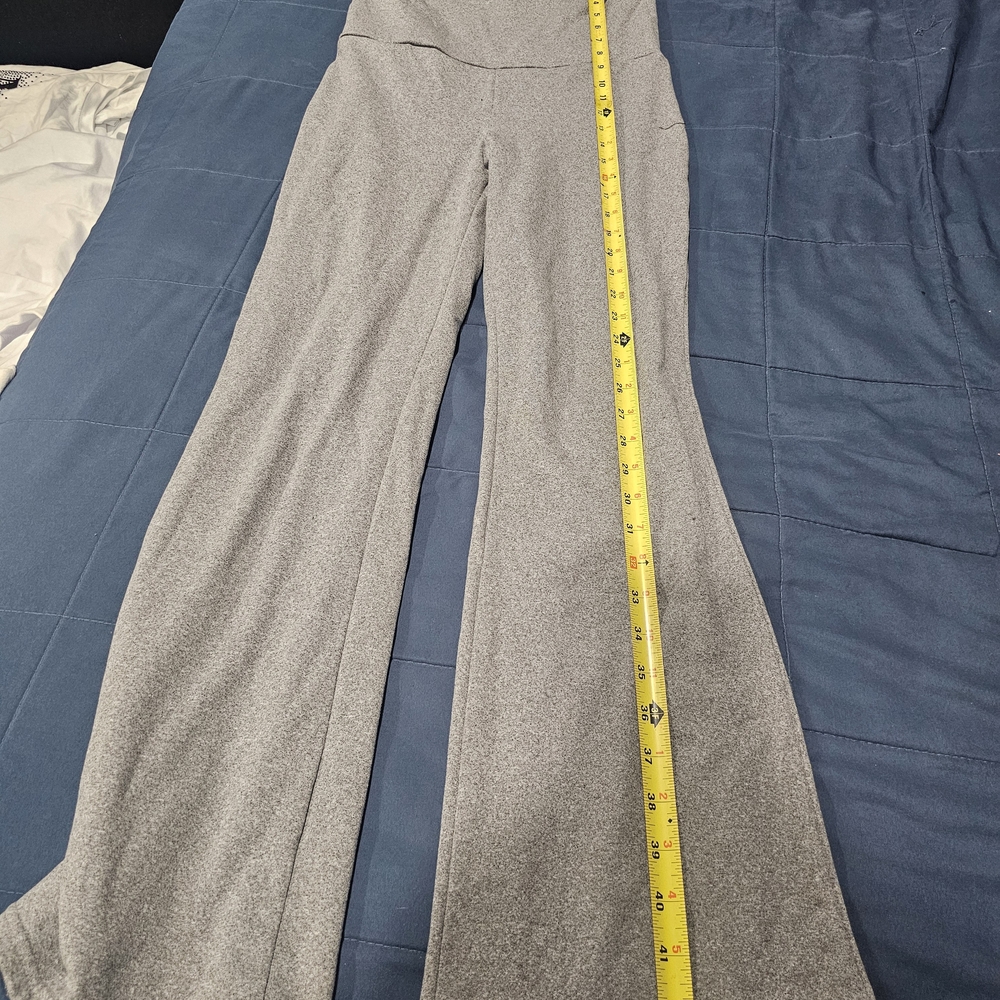 Elegant Wide Leg Gray Women's Pants